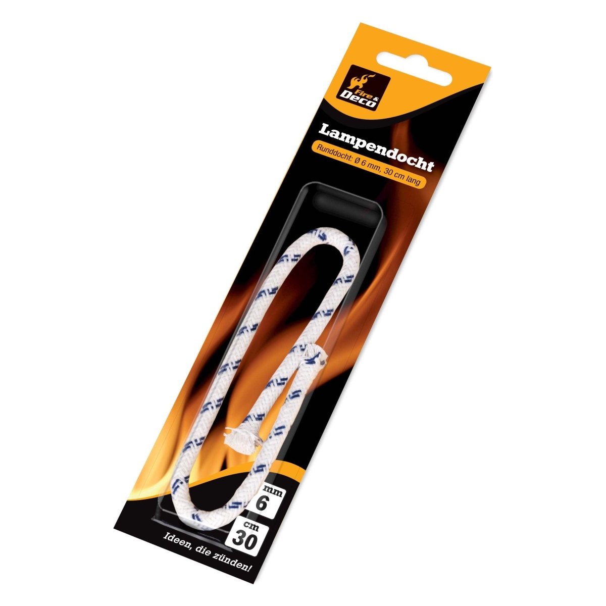 BOOMEX Lampendocht (rund) Ø 6 mm - SHW - FIRE