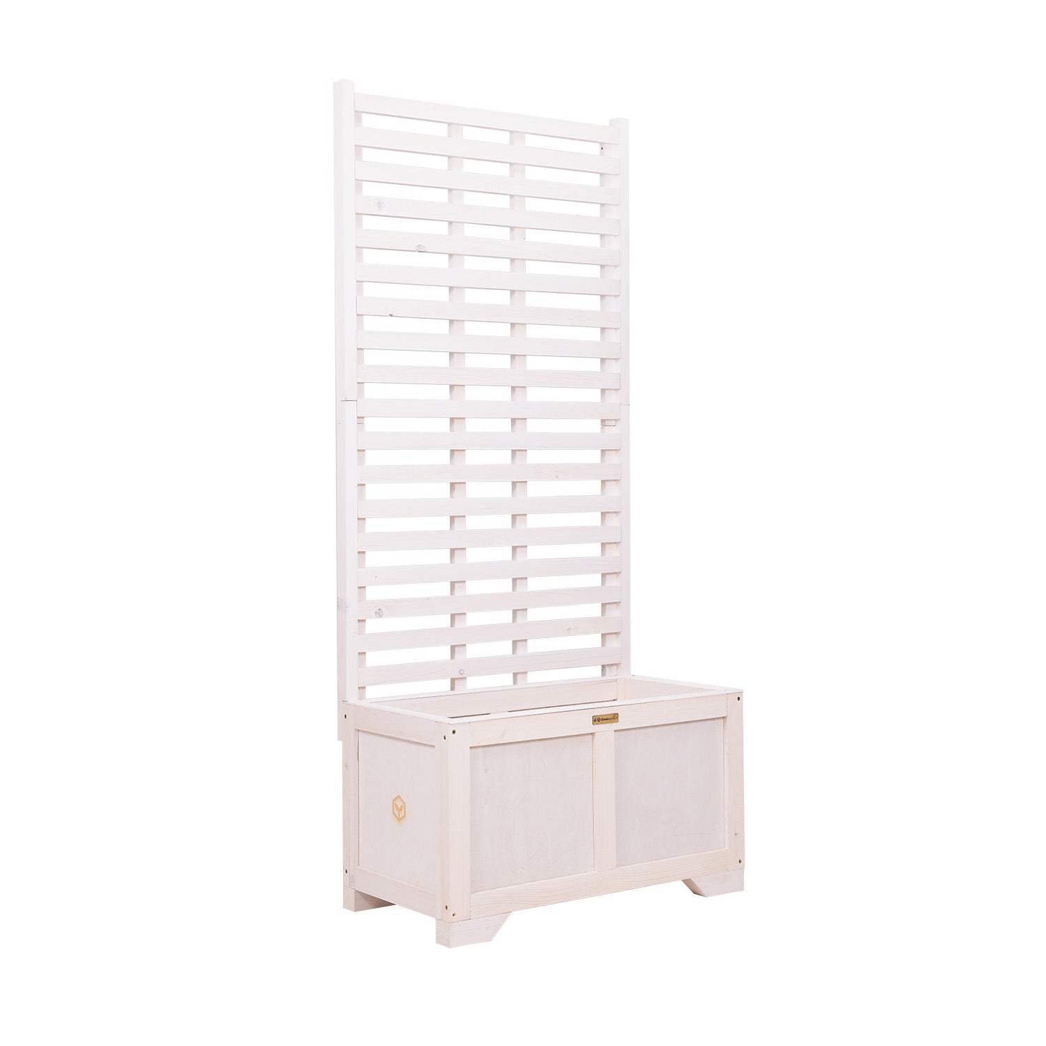 Blumenkasten mit Rankgitter Vintage