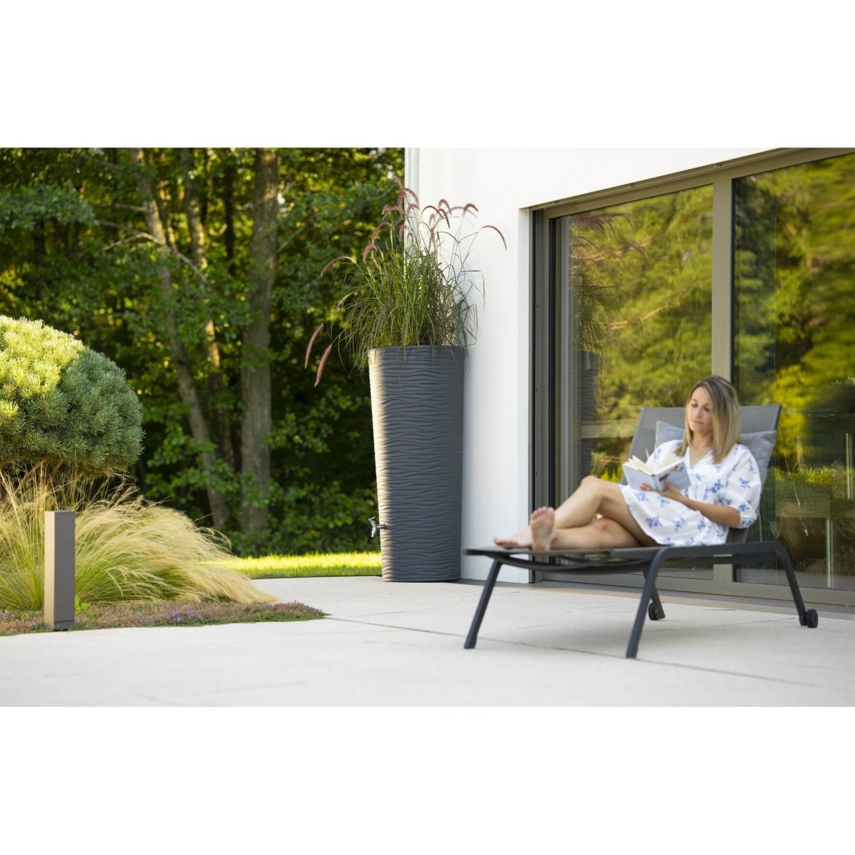 GARANTIA NATURA 2in1 Regenspeicher 350 L, mit Pflanzschale - SHW - FIRE