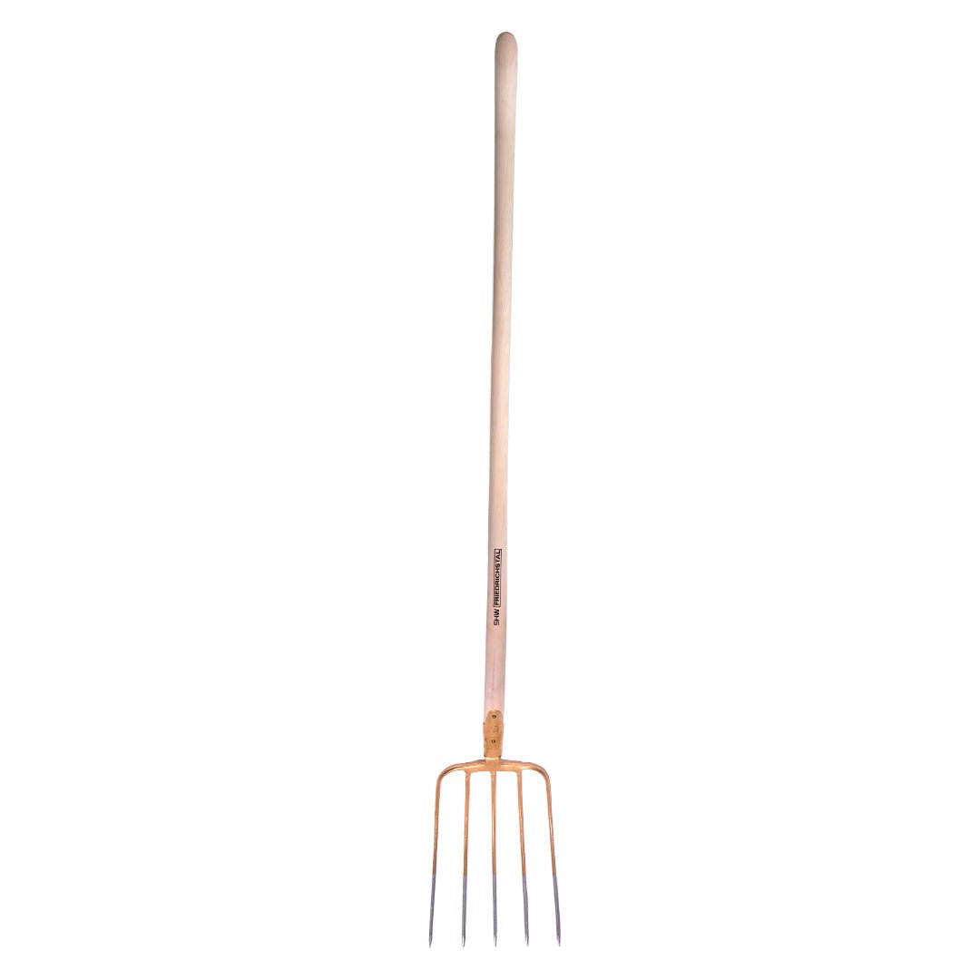 SHW Dunggabel, 5 Zinken, Gr. 32x25, mit Federdülle und Eschenstiel - SHW - FIRE