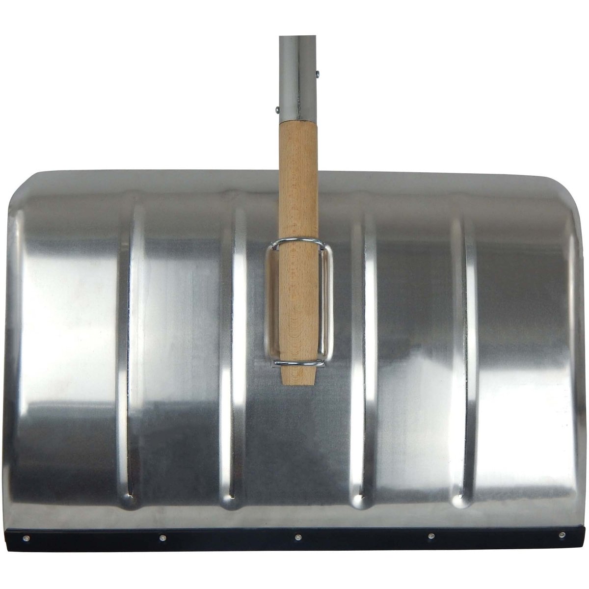 SHW Schneeschieber - Aluminium 50 cm mit Flüsterkante und ergonomischem Stiel - SHW - FIRE