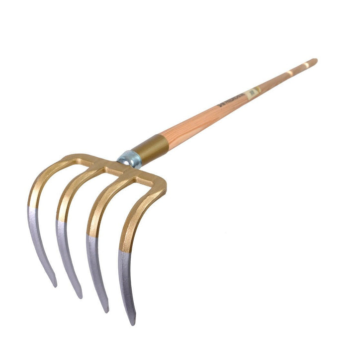 SHW Kartoffelhacke mit 4 giebelförmigen Zinken und 135 cm Eschenstiel