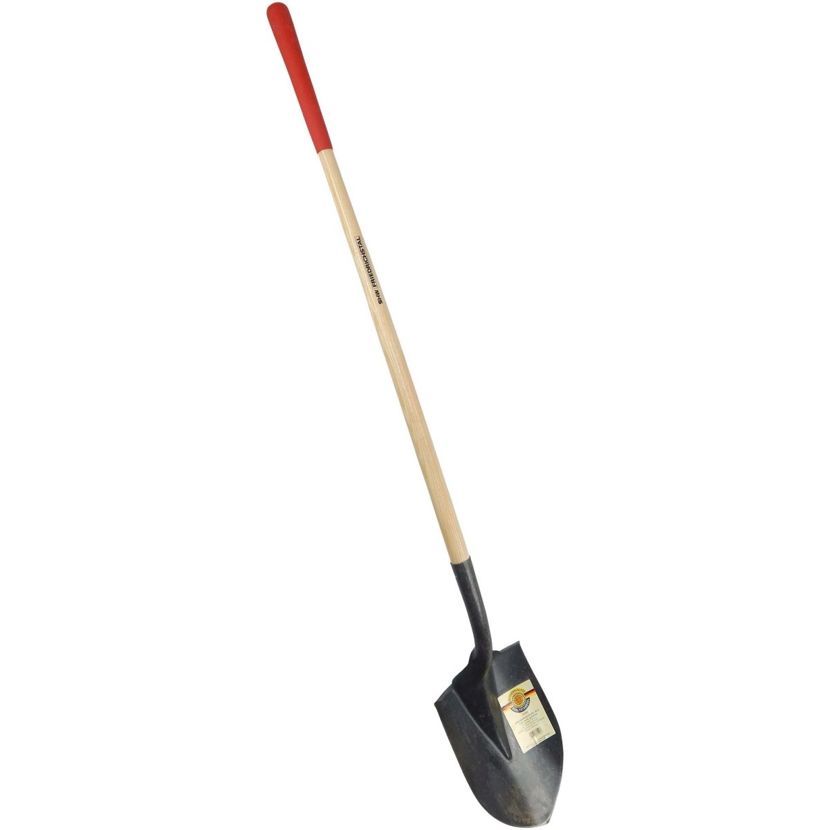 SHW Spatenschaufel Gr. 2 mit rotem Griff und Eschenstiel 120 cm - SHW - FIRE