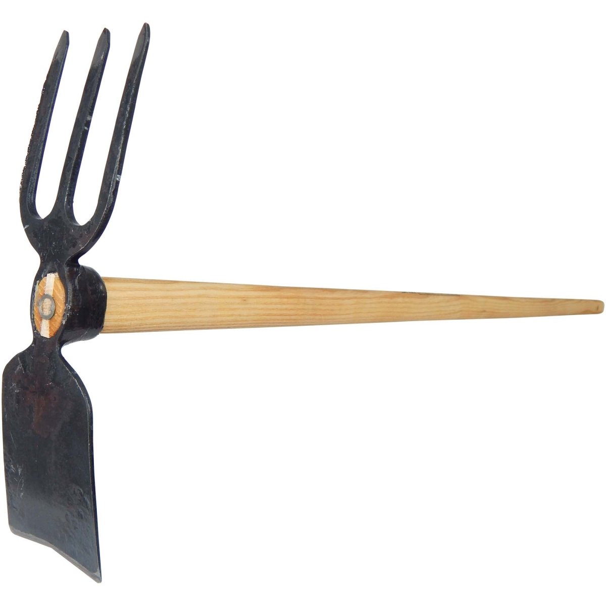 SHW Gartenhacke mit 3 Zinken & schmalem Blatt, 135 cm Eschenstiel - SHW - FIRE