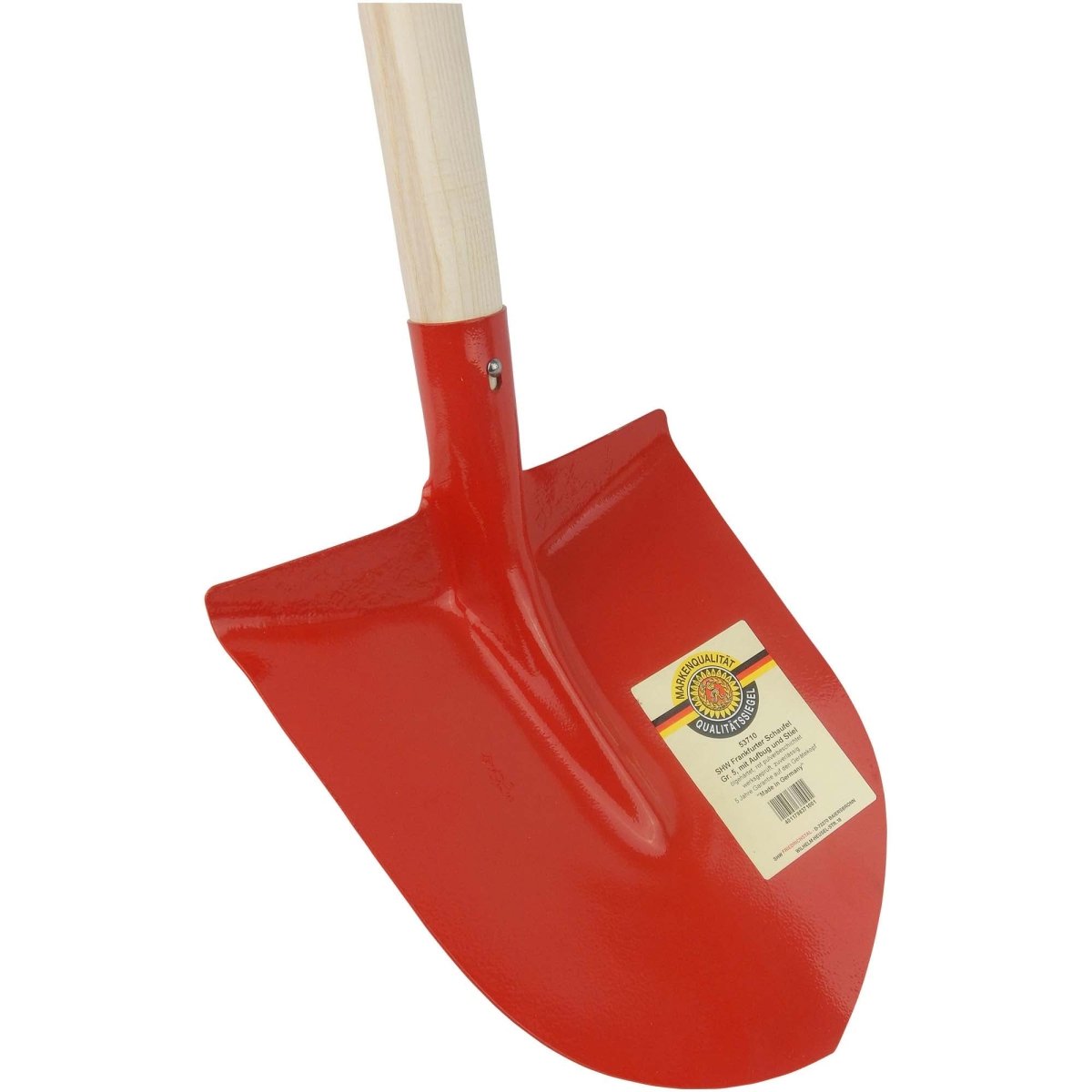 SHW Frankfurter Schaufel, Gr. 5, rot, mit Eschenstiel - SHW - FIRE