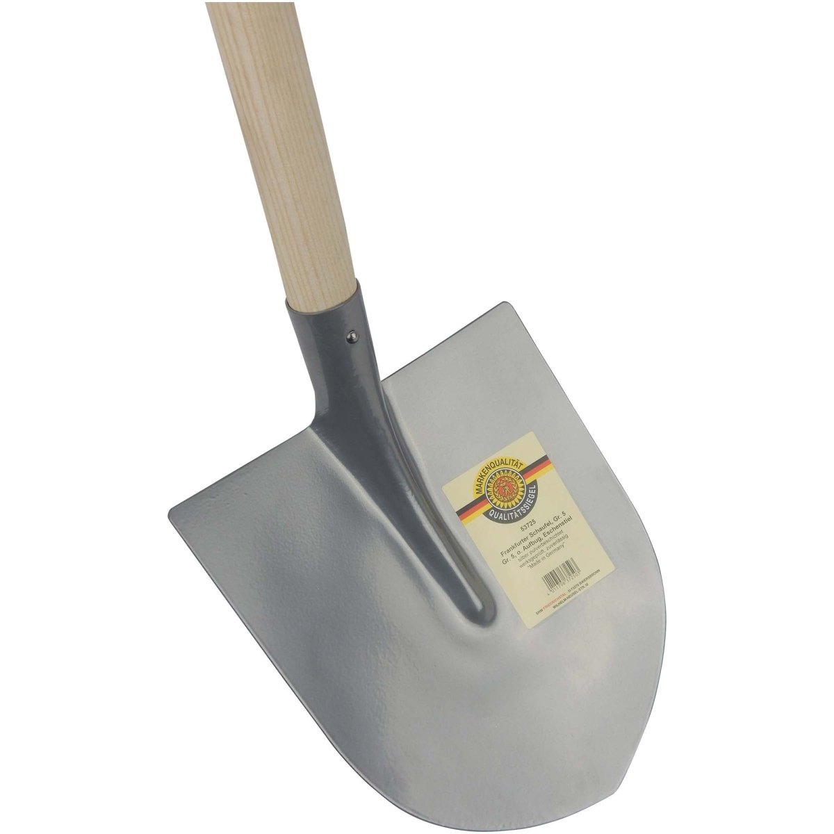 SHW Frankfurter Schaufel, Gr. 5, silber, mit Eschenstiel - SHW - FIRE