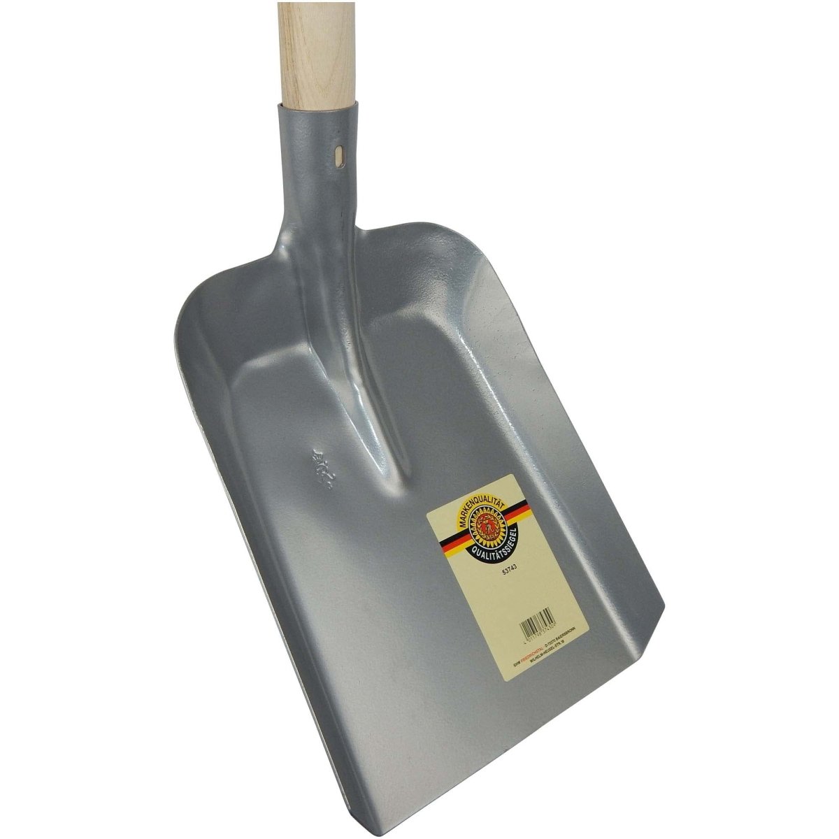 SHW Randschaufel silber gepulvert mit Eschenstiel 135 cm - SHW - FIRE