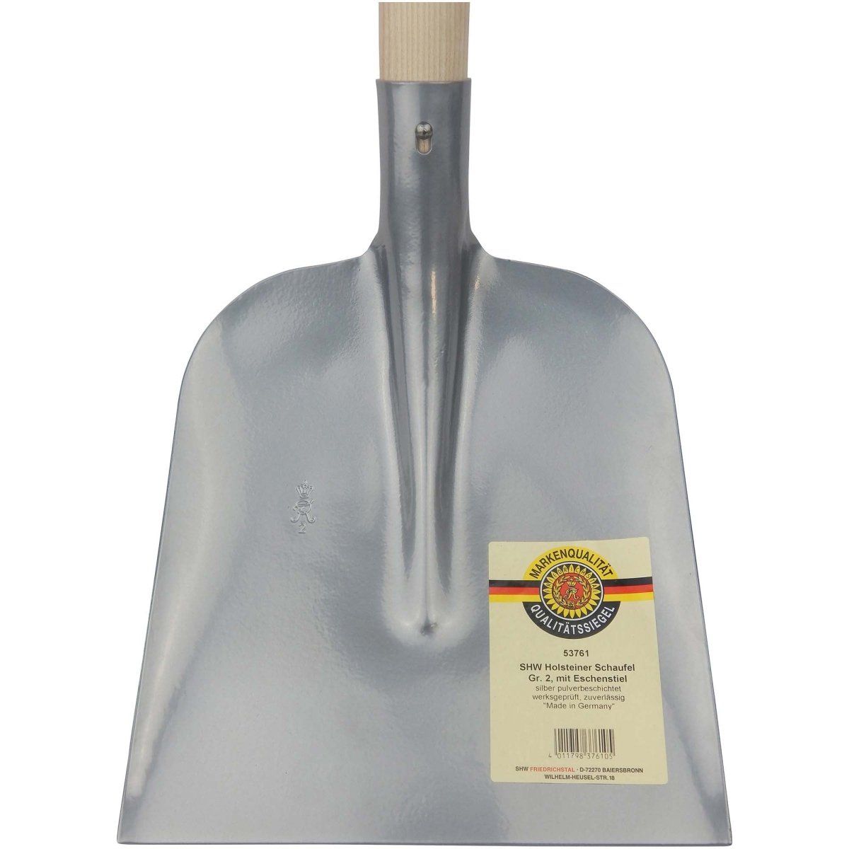 SHW Holsteiner Schaufel silber gepulvert mit Eschenstiel - SHW - FIRE