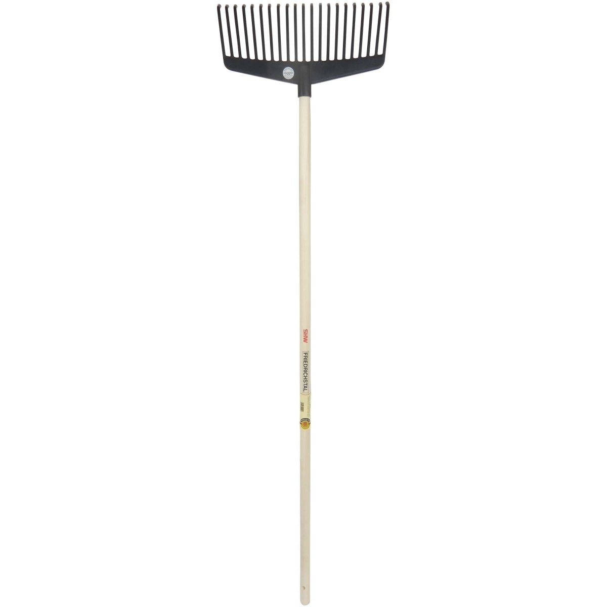 SHW Nylonbesen schwarz, 21 Zinken mit Stiel 140 cm - SHW - FIRE