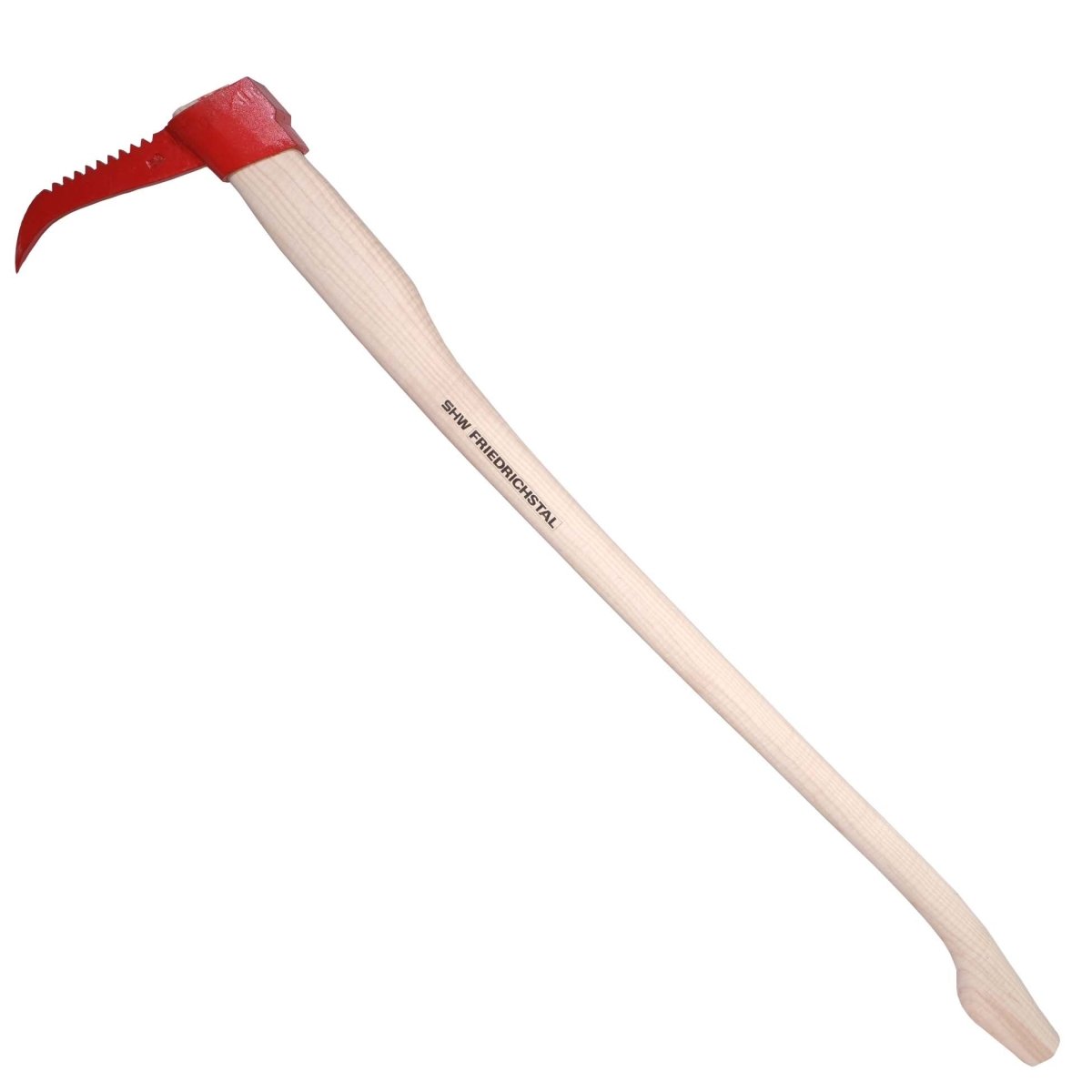 SHW Tiroler Sappie gezahnt & geschmiedet mit Eschen - Kuhfuß - Stiel 115 cm - SHW - FIRE