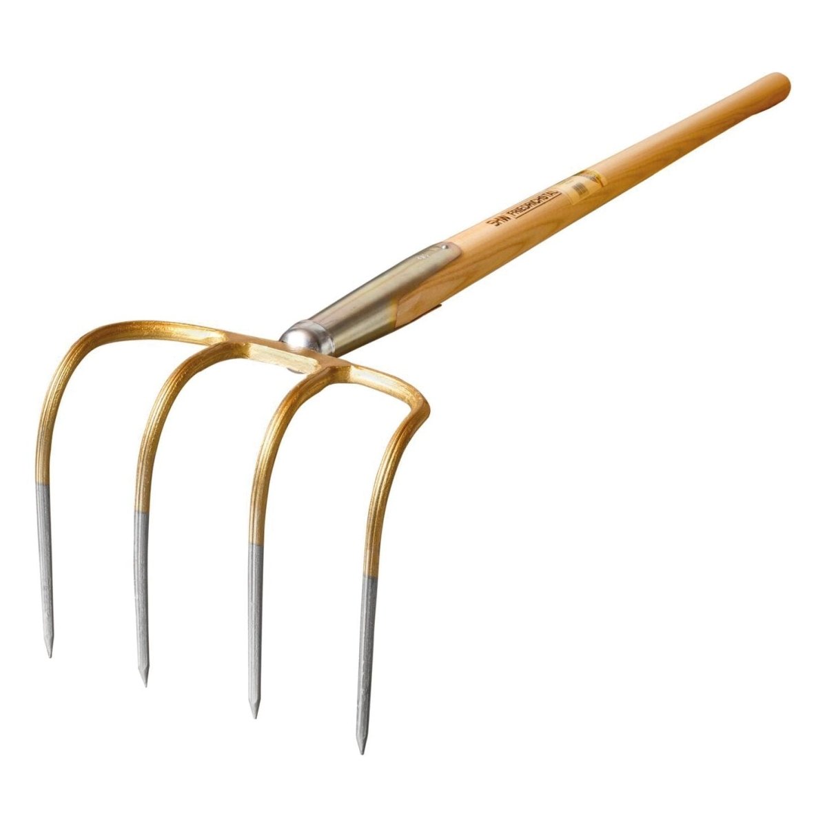 SHW Dunghacke, 4 Zinken, mit Schienenzwinge und Eschenstiel 135 cm - SHW - FIRE