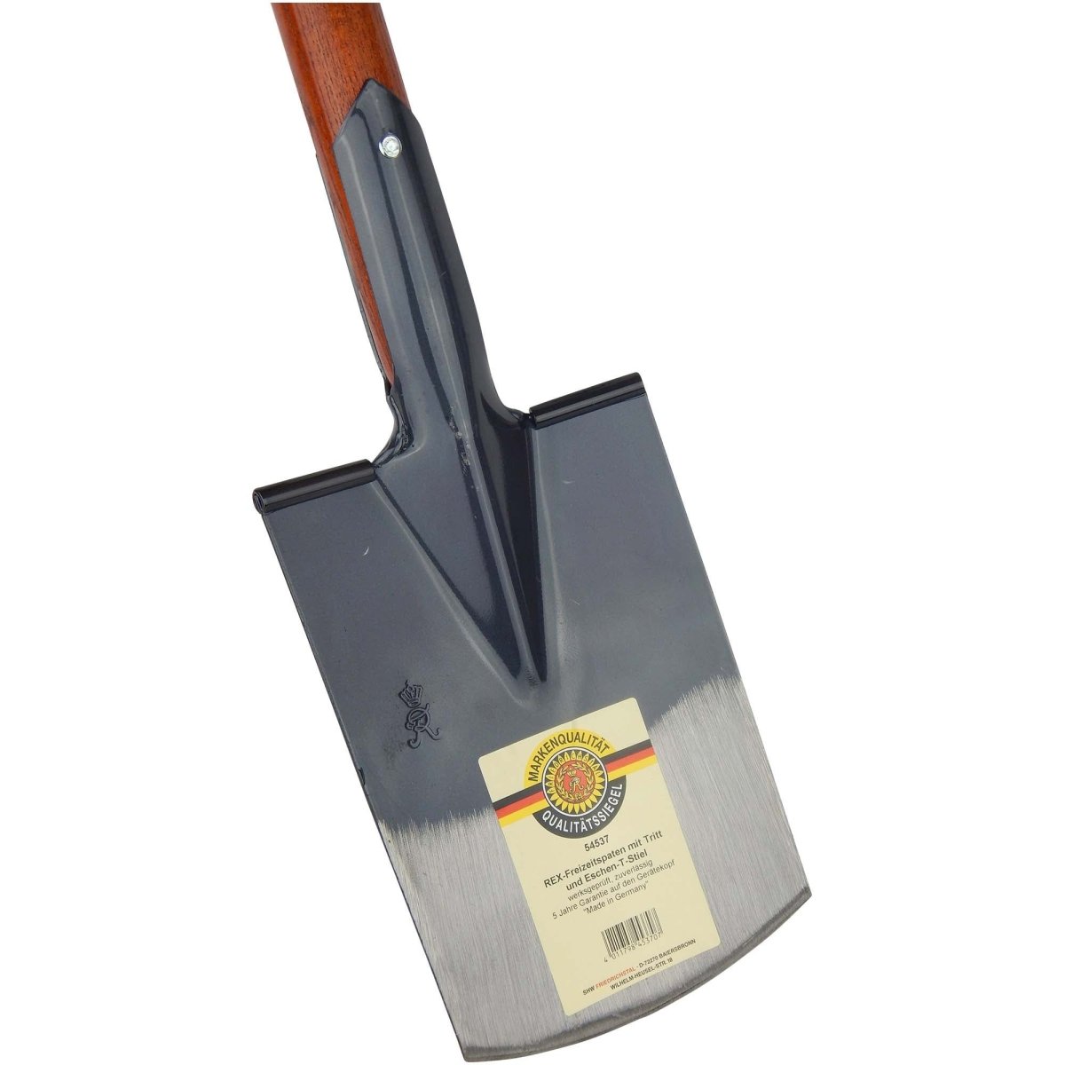 SHW Freizeitspaten mit Tritt und Eschen - T - Stiel - SHW - FIRE
