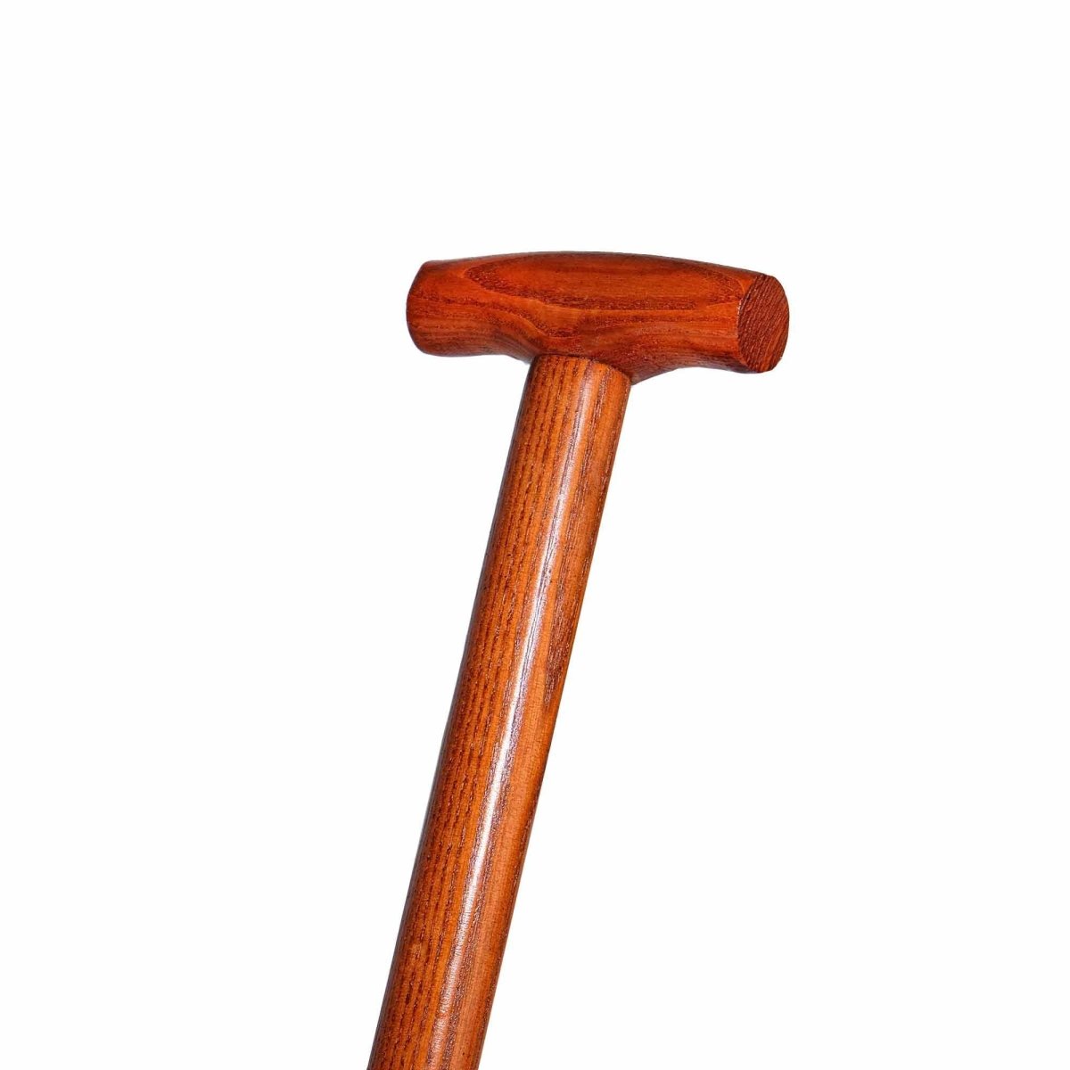 SHW Ersatzstiel T - Griff Esche mit Zwinge und Kappe für Rex - Rosengabel, Rex - Spatengabel klein, Kompostgabel 85 cm lang - SHW - FIRE