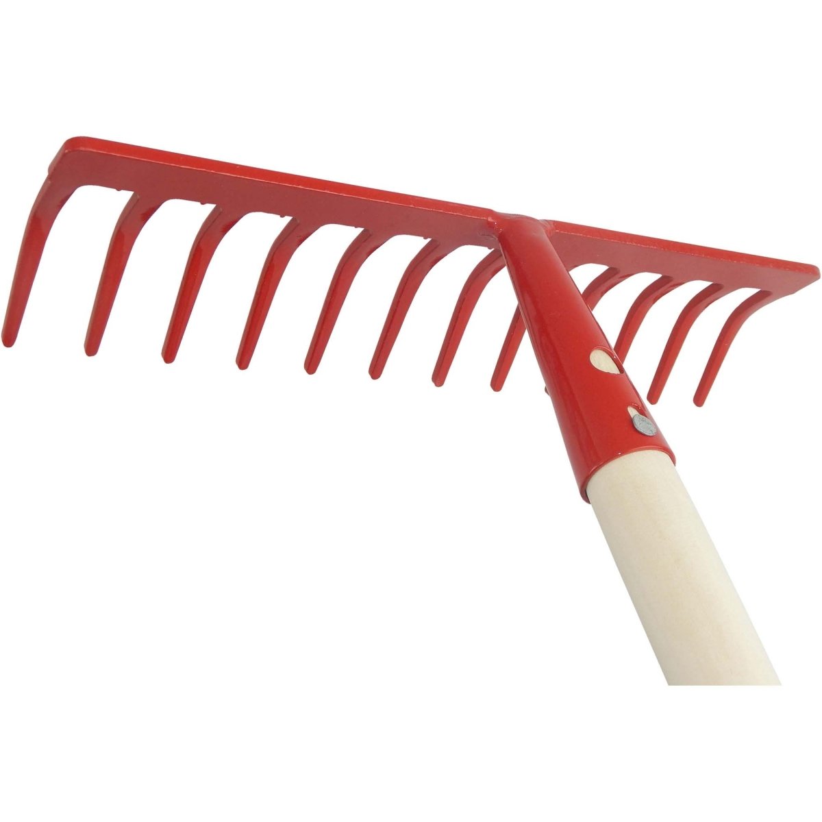 SHW Gartenrechen, rot mit Espenholzstiel - SHW - FIRE