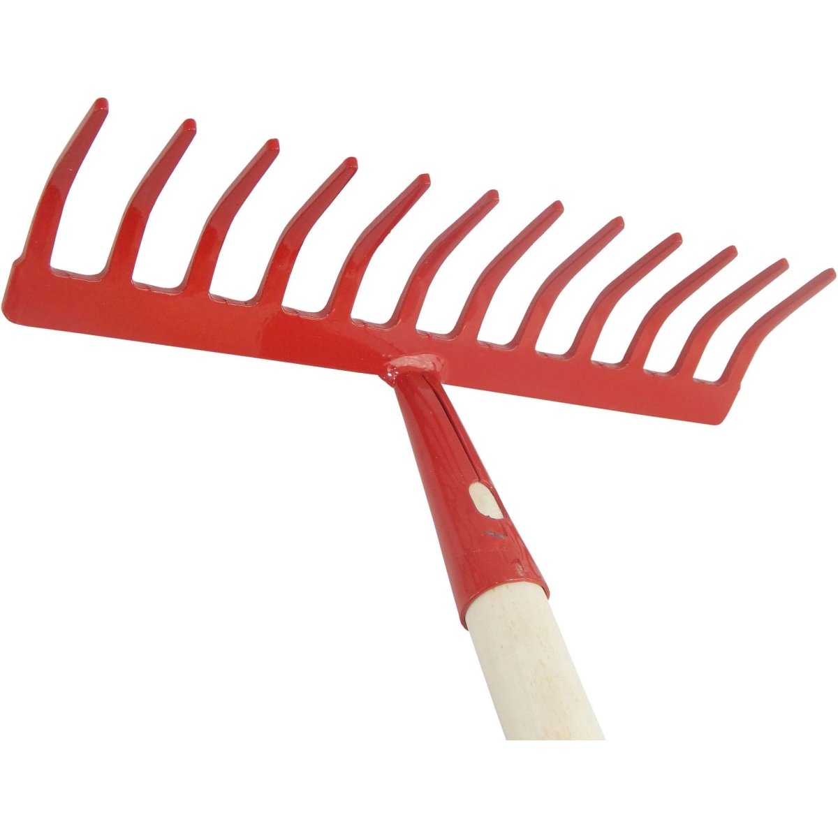 SHW Gartenrechen, rot mit Espenholzstiel - SHW - FIRE