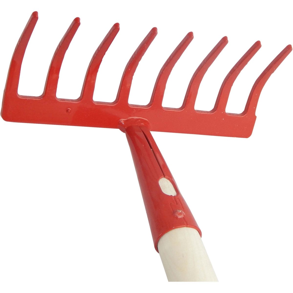 SHW Gartenrechen, rot mit Espenholzstiel - SHW - FIRE