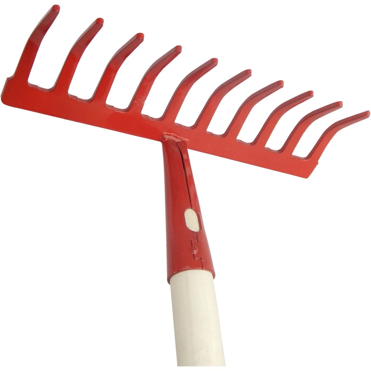SHW Gartenrechen, rot mit Espenholzstiel - SHW - FIRE