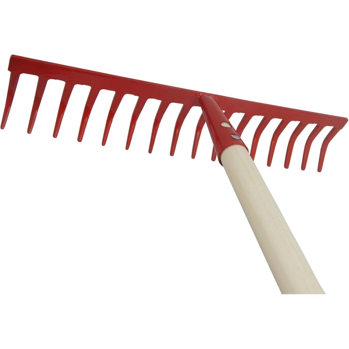 SHW Gartenrechen, rot mit Espenholzstiel - SHW - FIRE