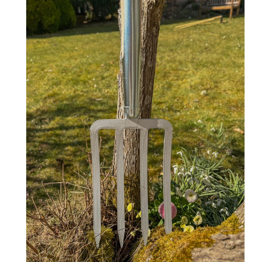 SHW Havau - Spatengabel mit Bajonettzinken und Buchen - T - Stiel - SHW - FIRE