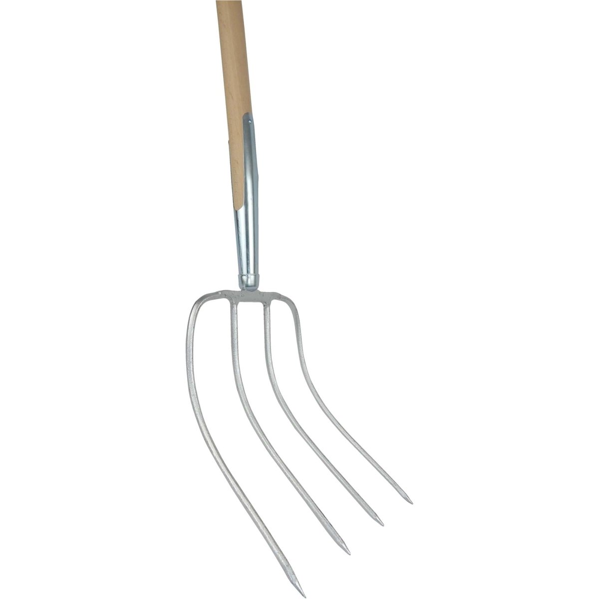 SHW Havau - Dunggabel, 4 Zinken Gr.31x23cm, mit Zwinge und Buchenstiel - SHW - FIRE