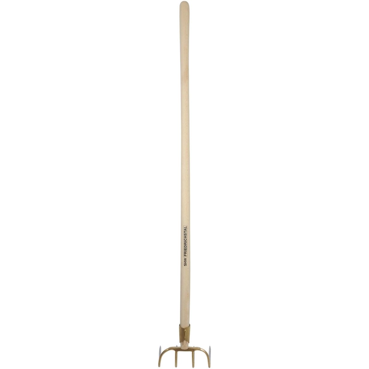 SHW Dunghacke, 4 Zinken, mit Federdülle und Buchenstiel 130 cm - SHW - FIRE
