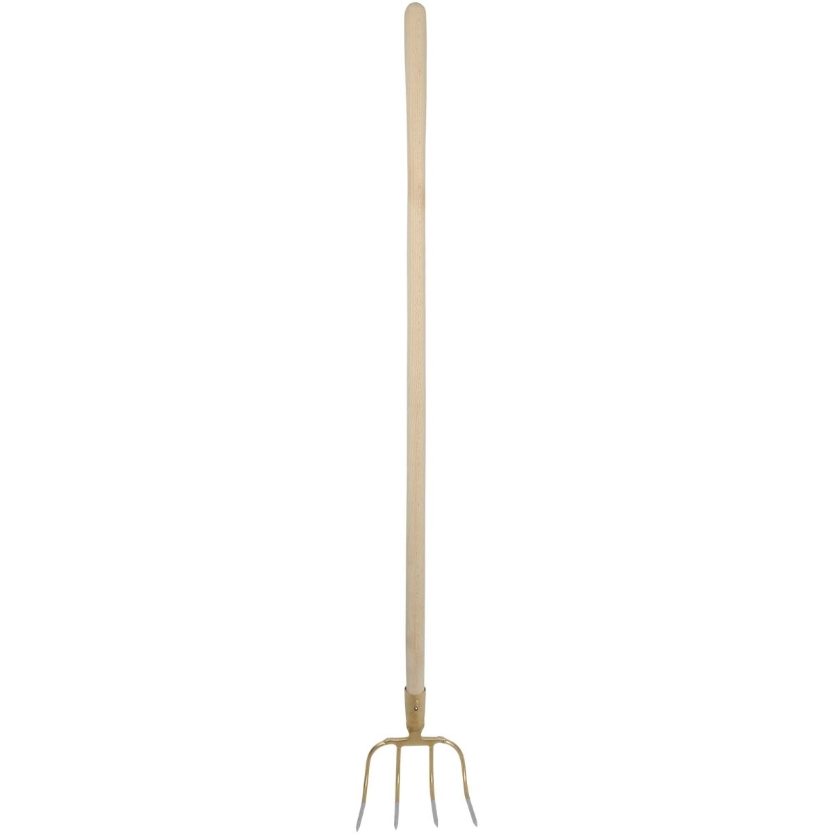 SHW Dunghacke, 4 Zinken, mit Federdülle und Buchenstiel 130 cm - SHW - FIRE