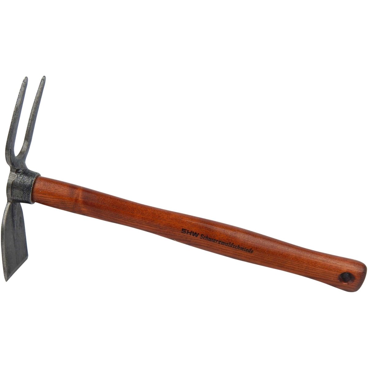 SHW Häckchen mit Breitblatt 2 Zinken und Eschenholzstiel 40 cm - SHW - FIRE