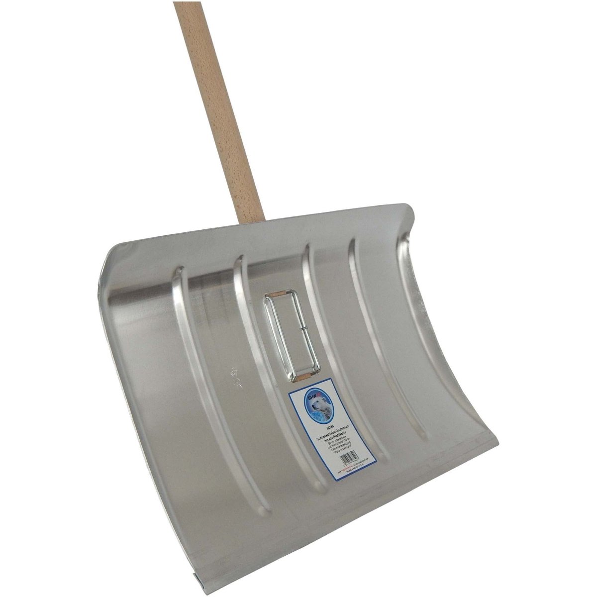 SHW Schneeschieber - Aluminium mit Aluminiumkante und Holzstiel - SHW - FIRE