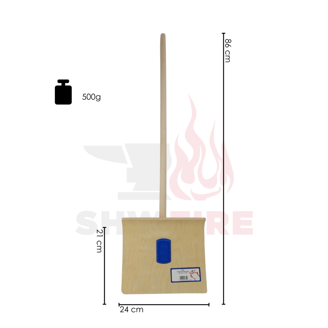 SHW Kinderschneeschieber Sperrholz mit Stiel - SHW - FIRE