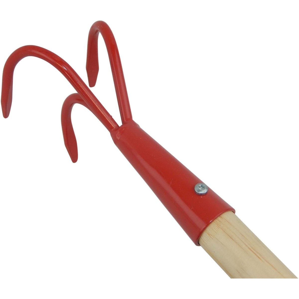 SHW Kinder - Gartengrubber, 3 Zinken, mit Hartholzstiel - SHW - FIRE
