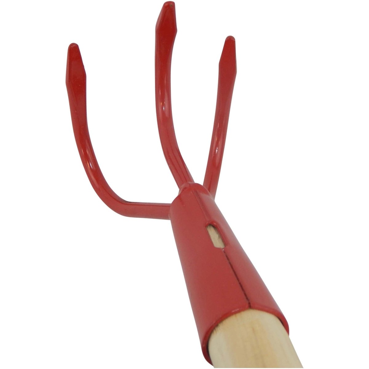 SHW Kinder - Gartengrubber, 3 Zinken, mit Hartholzstiel - SHW - FIRE