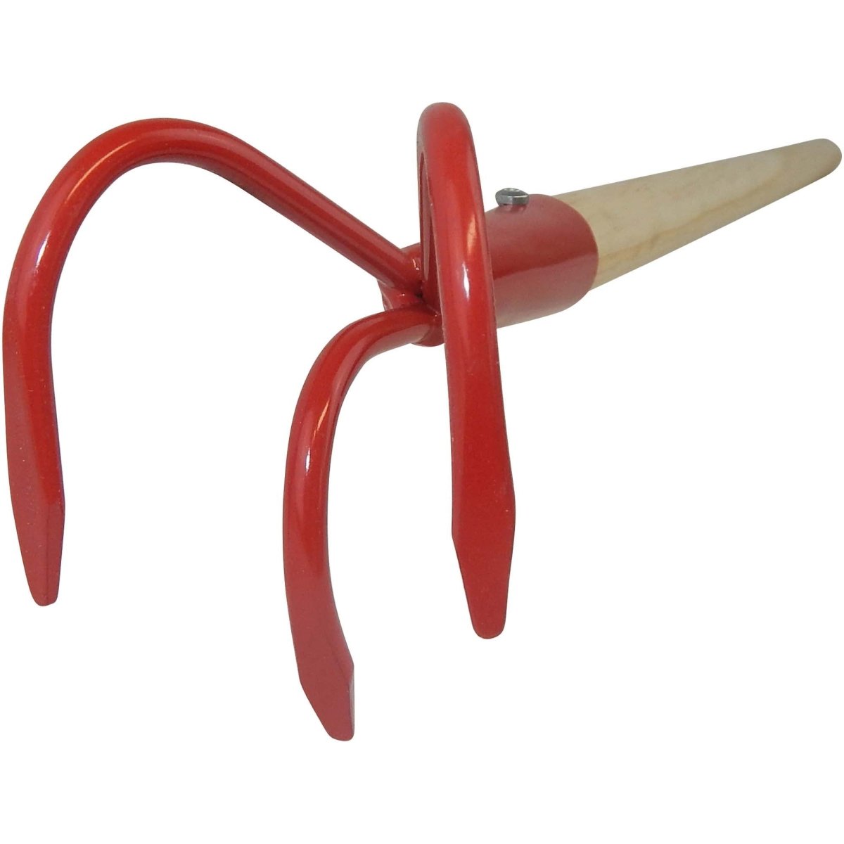 SHW Kinder - Gartengrubber, 3 Zinken, mit Hartholzstiel - SHW - FIRE