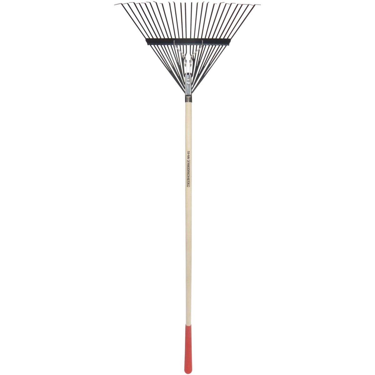 SHW Laubbesen "Professional"24 Federstahlzinken mit rotem Griff und Eschenstiel 135 cm - SHW - FIRE