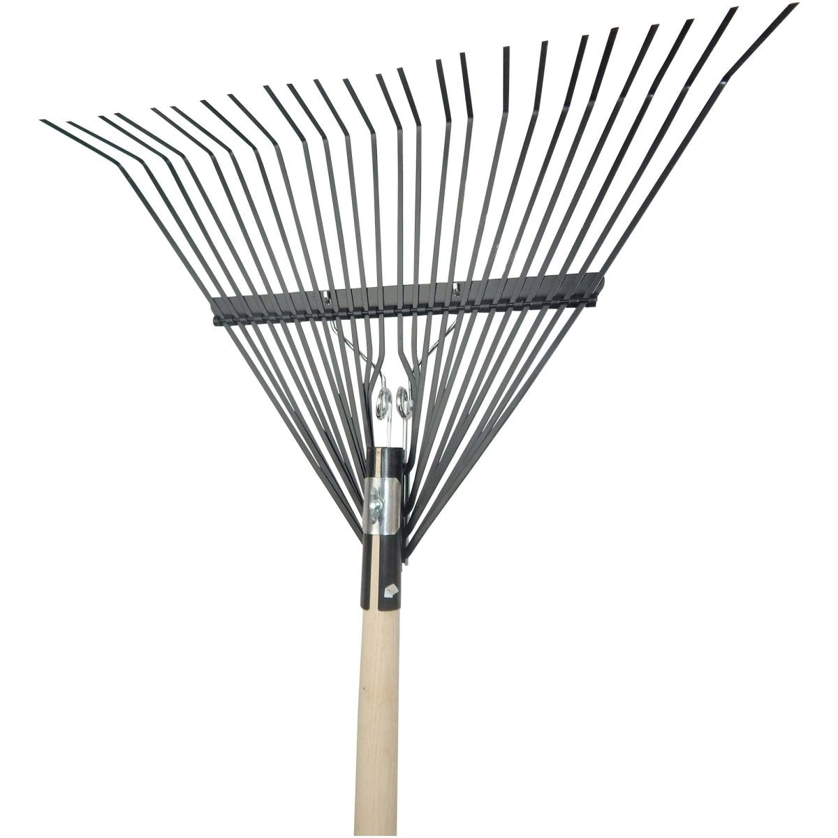 SHW Laubbesen "Professional"24 Federstahlzinken mit rotem Griff und Eschenstiel 135 cm - SHW - FIRE