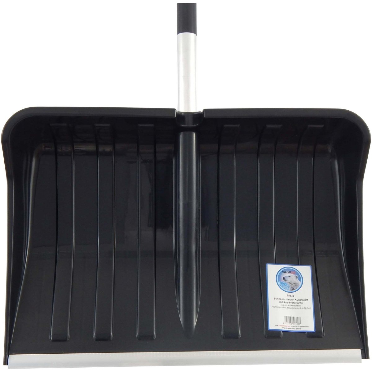 SHW Schneeschieber - Kunststoff 55 cm mit geradem Aluminiumstiel - SHW - FIRE