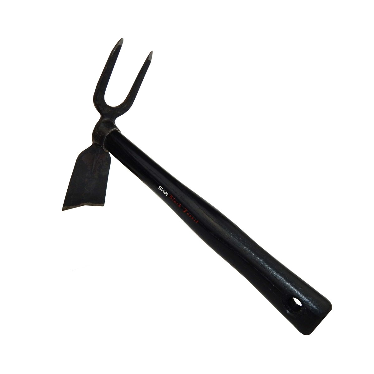 SHW Black Forest Häckchen mit Breitblatt 2 Zinken und Eschenholzstiel 33 cm - SHW - FIRE