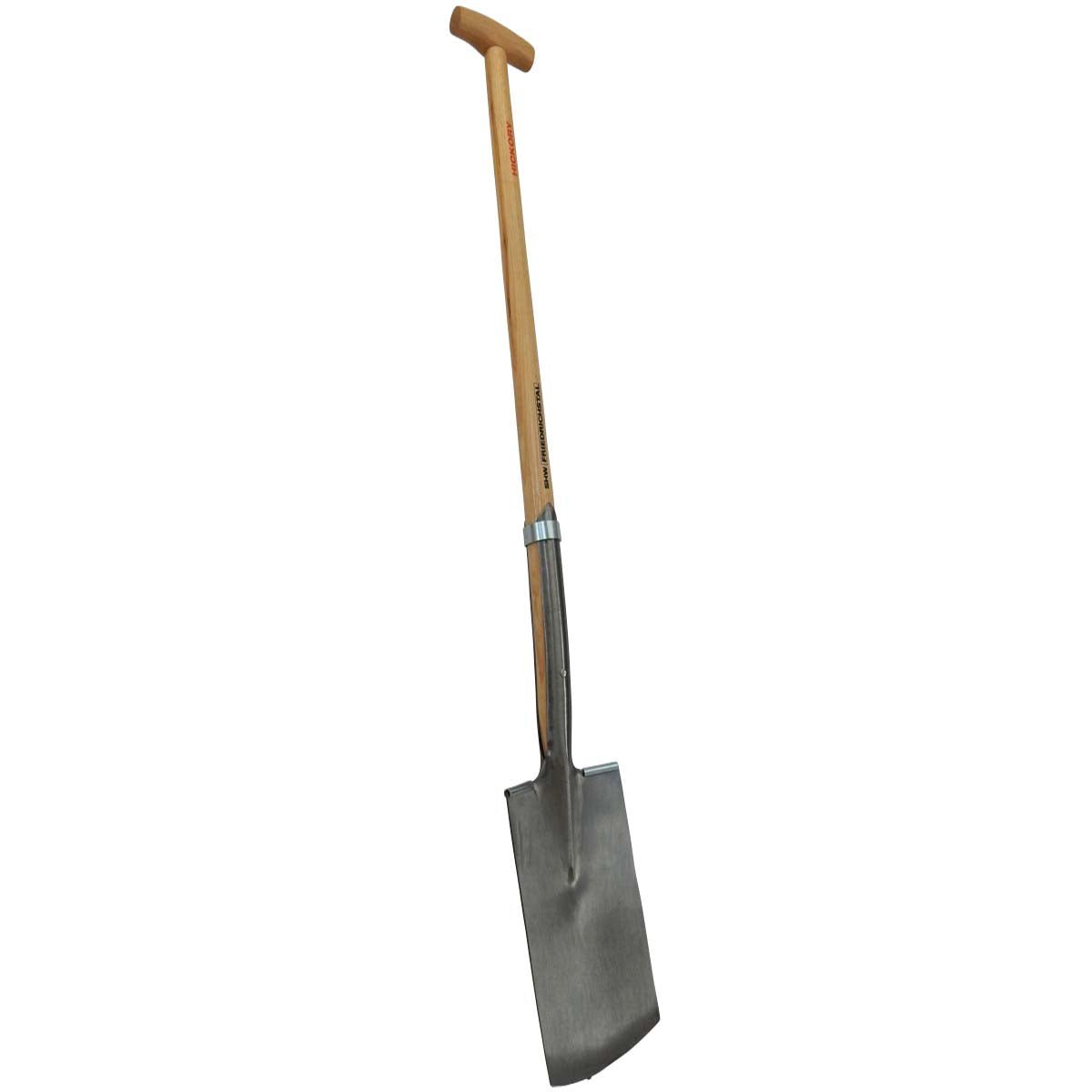 SHW Rode - /Baumschulspaten mit Doppelfeder und Spatentritt mit Hickory - T - Stiel - SHW - FIRE