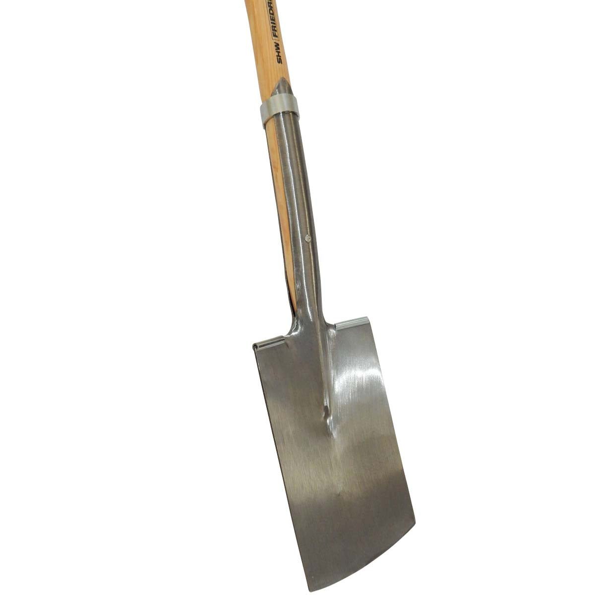 SHW Rode - /Baumschulspaten mit Doppelfeder und Spatentritt mit Hickory - T - Stiel - SHW - FIRE