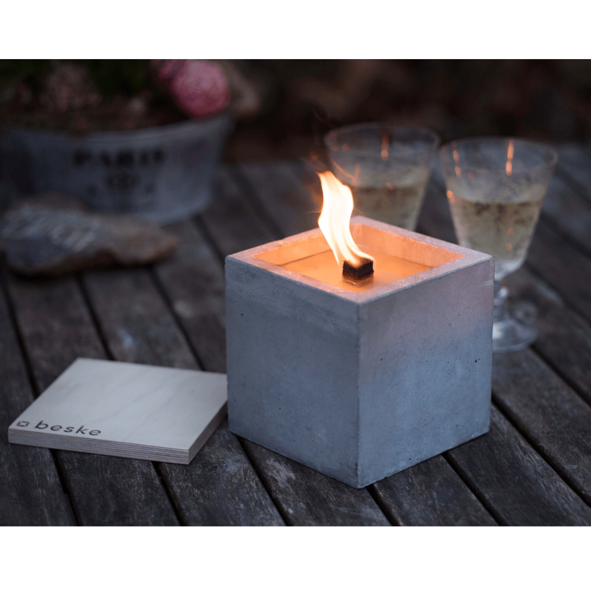 BESKE Betonfeuer 17 x 17 x 17 cm - SHW - FIRE