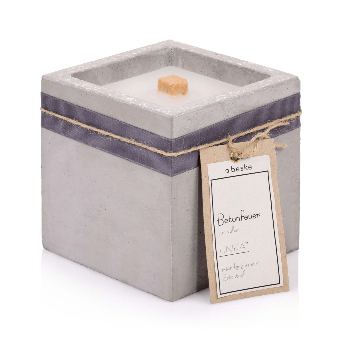 BESKE Betonfeuer 17 x 17 x 17 cm - SHW - FIRE