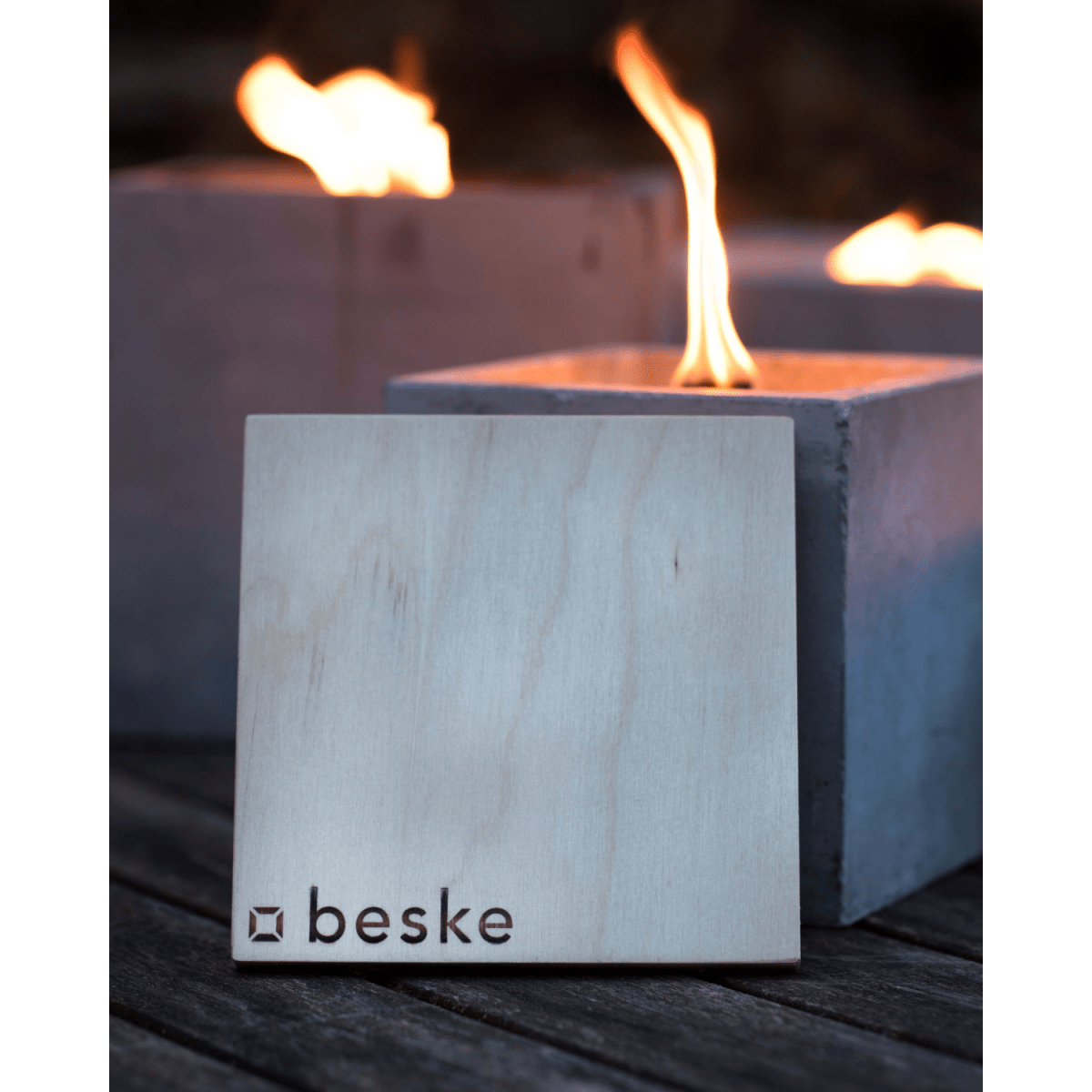 BESKE Betonfeuer 17 x 17 x 17 cm - SHW - FIRE