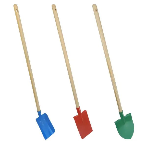 Set Kinder - Flachschaufel + Kinder - Spitzschaufel + Kinder - Spaten - SHW - FIRE