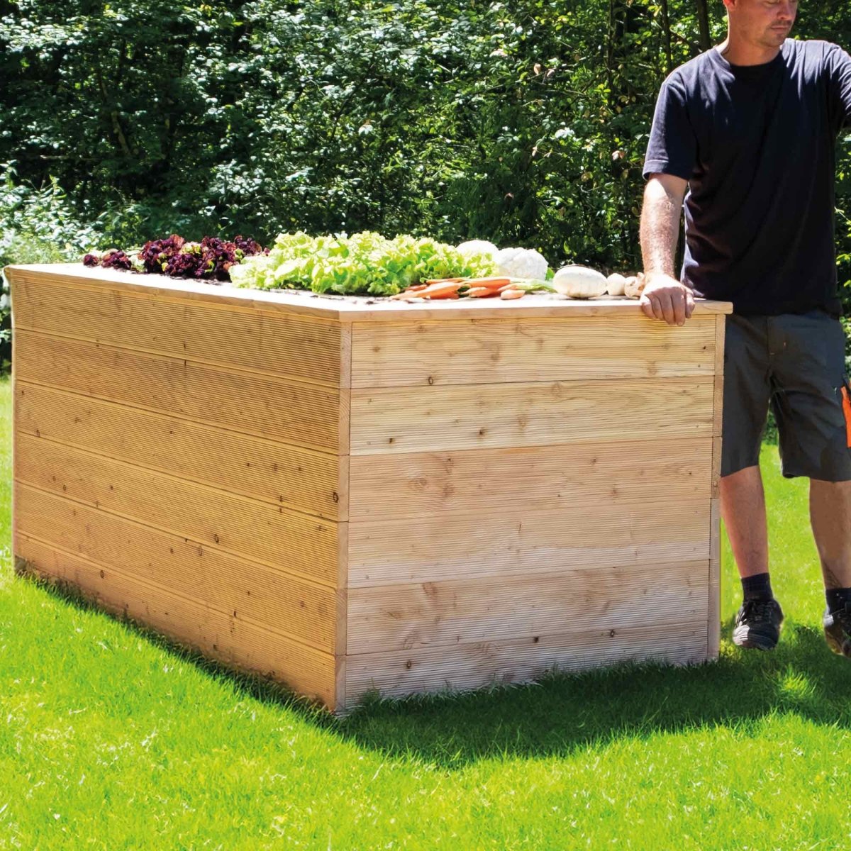 SHW Hochbeet Lärche Gr. 150 x 100 cm - SHW - FIRE