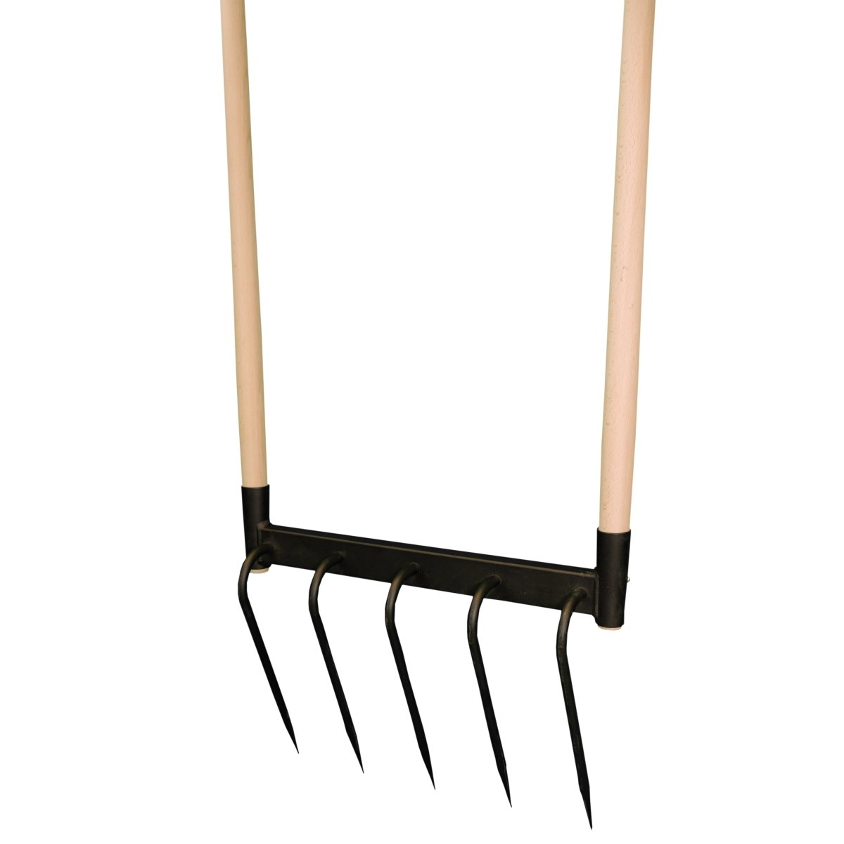 SHW Doppelgrabegabel mit 5 Zinken und 2 Eschenstielen 130 cm - SHW - FIRE