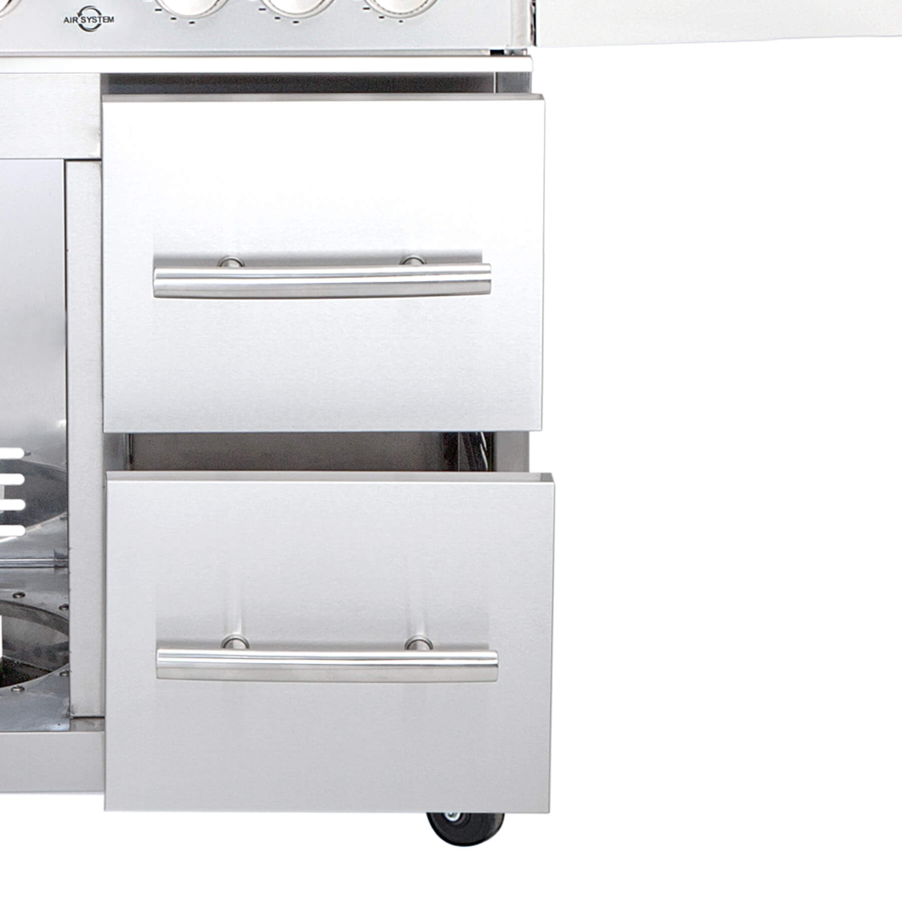ALLGRILL Schubladensystem rechts für Modular Chef XL - Edelstahl  ALLGRILL    - Flammerando