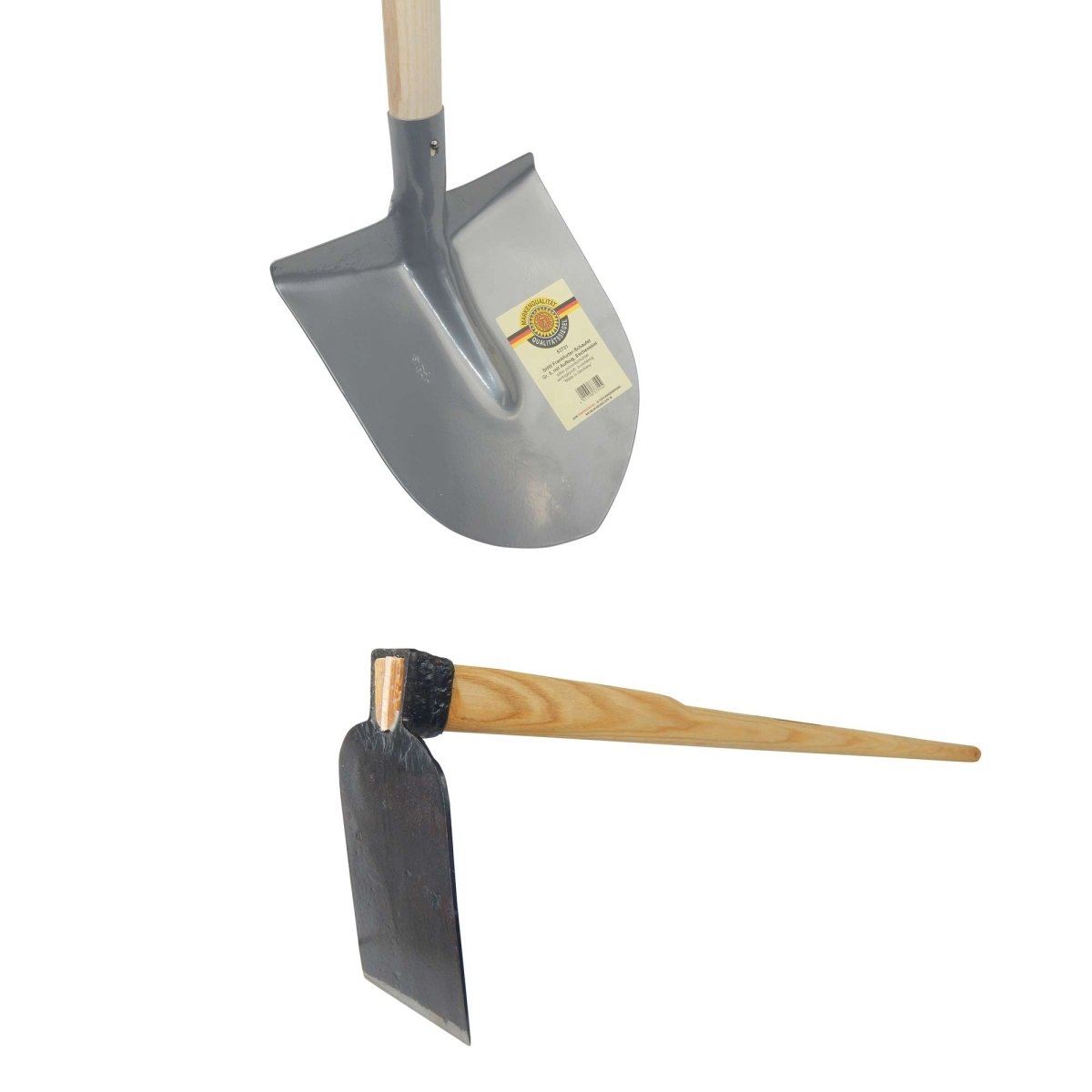 SET: SHW Heilbronner Hacke Gr. 0 + Frankfurter Schaufel silber - SHW - FIRE