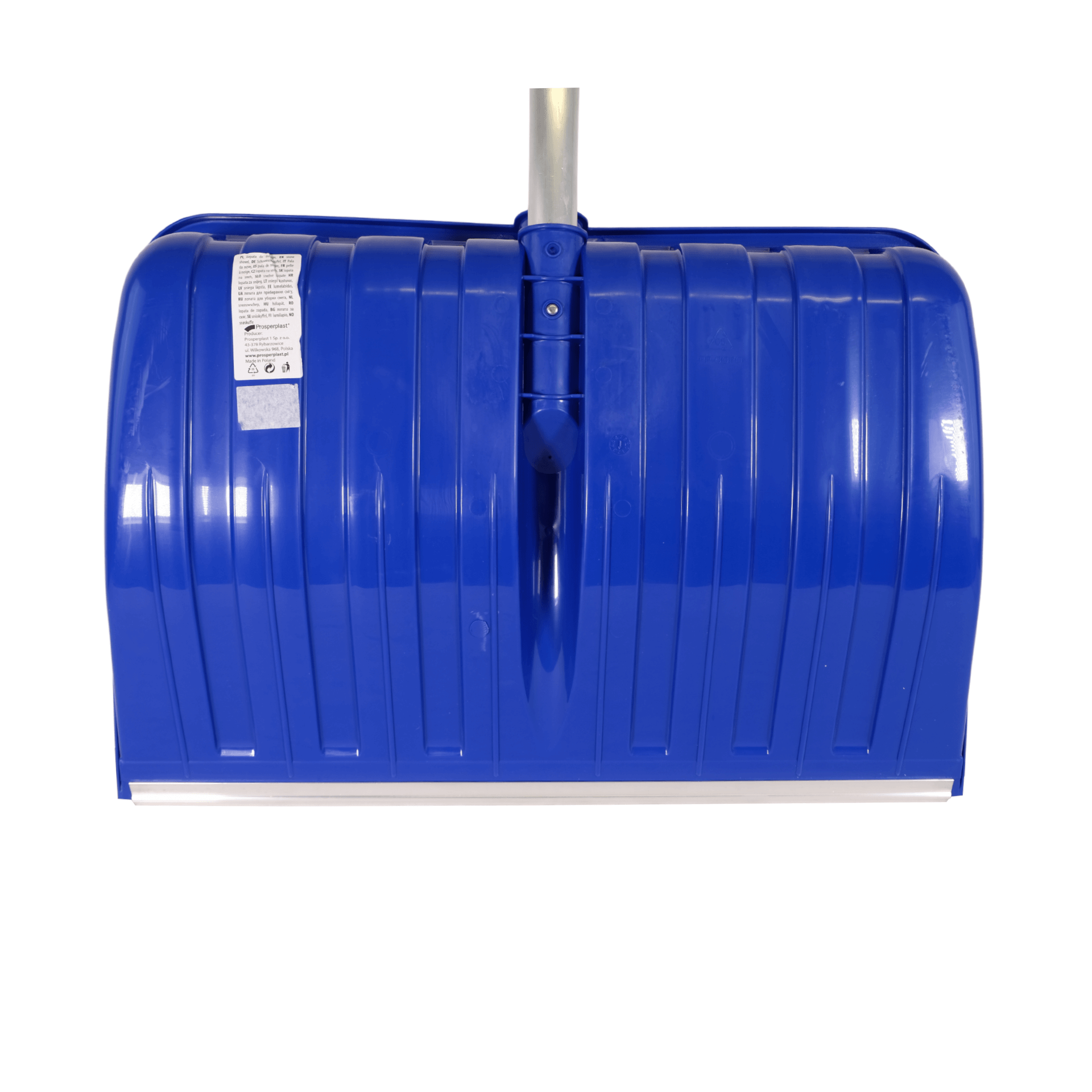 SHW Schneeschieber-Kunststoff 55 cm mit ergonomischem Stiel Blau