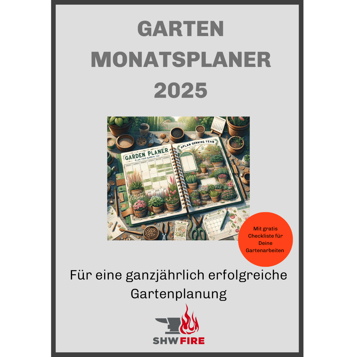 E - Book "Garten Monatsplaner" - SHW - FIRE