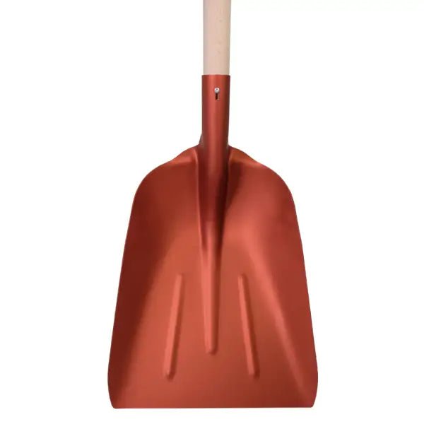 SHW Alu - Schneeschieber rot eloxiert 39x33cm - SHW - FIRE