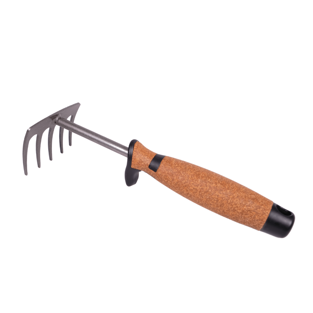 SHW Kleinrechen, 5 Zinken, mit Korkgriff - SHW - FIRE